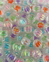 Load image into Gallery viewer, 16mm Clear Watermelon Mixed Beads - Acrylic Beads - Bubblegum Beads - Chunky Beads