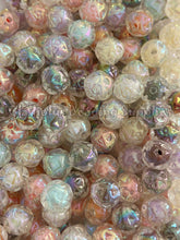 Load image into Gallery viewer, 16mm Clear Flower Mixed Beads - Acrylic Beads - Bubblegum Beads - Chunky Beads