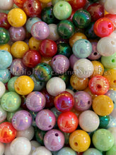 Load image into Gallery viewer, 16mm Mixed AB Beads - Acrylic Beads - Bubblegum Beads - Chunky Beads
