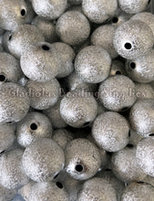 Load image into Gallery viewer, 25 Qty 20mm Wrinkle Print - Acrylic Solid Beads - Bubblegum Beads - Chunky Beads