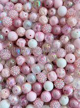 Load image into Gallery viewer, 16mm Pink Mixed Beads - Random Assorted Acrylic Beads - Bubblegum Beads - Chunky Beads