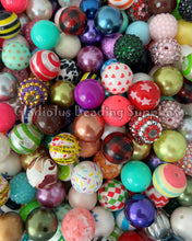 Load image into Gallery viewer, (Big Bundle) 500 Qty 20mm Acrylic Round Beads - Chunky Beads - Randomly Assorted