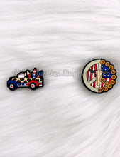 Load image into Gallery viewer, 1 Pc 28mm - Fourth Of July Focal Beads - Firework Truck - Silicone Beads - Focal Beads