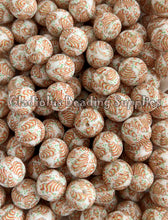 Load image into Gallery viewer, 15mm Christmas Tree Print Silicone Bead