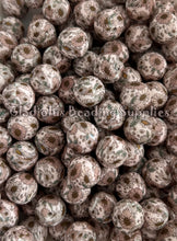 Load image into Gallery viewer, 15mm Flower Colorful Print Silicone Bead, Loose Beads.