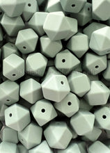 Load image into Gallery viewer, 10 Qty 14mm Hexagon Silicone Bead, Teething Beads, BPA Free, Loose Beads.