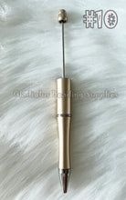 Load image into Gallery viewer, Set of 10 Beadable Plastic Pen - Blank Plastic Pen (On Sale)