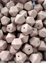 Load image into Gallery viewer, 10 Qty 14mm Hexagon Silicone Bead, Teething Beads, BPA Free, Loose Beads.