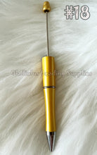 Load image into Gallery viewer, Set of 10 Beadable Plastic Pen - Blank Plastic Pen (On Sale)