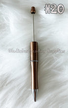 Load image into Gallery viewer, Set of 10 Beadable Plastic Pen - Blank Plastic Pen (On Sale)