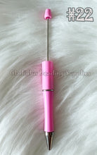 Load image into Gallery viewer, Set of 10 Beadable Plastic Pen - Blank Plastic Pen (On Sale)