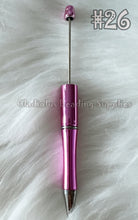 Load image into Gallery viewer, Set of 10 Beadable Plastic Pen - Blank Plastic Pen (On Sale)