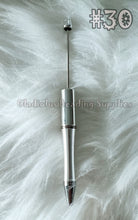 Load image into Gallery viewer, Set of 10 Beadable Plastic Pen - Blank Plastic Pen (On Sale)