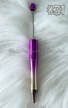 Load image into Gallery viewer, Set of 10 Beadable Plastic Pen - Blank Plastic Pen (On Sale)