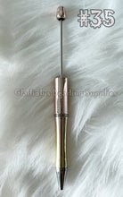 Load image into Gallery viewer, Set of 10 Beadable Plastic Pen - Blank Plastic Pen (On Sale)