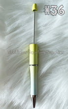 Load image into Gallery viewer, Set of 10 Beadable Plastic Pen - Blank Plastic Pen (On Sale)