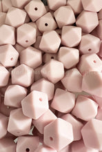 Load image into Gallery viewer, 10 Qty 17mm Hexagon Silicone Bead, Teething Beads, BPA Free, Loose Beads.
