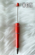 Load image into Gallery viewer, Set of 10 Beadable Plastic Pen - Blank Plastic Pen (On Sale)