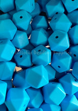 Load image into Gallery viewer, 10 Qty 14mm Hexagon Silicone Bead, Teething Beads, BPA Free, Loose Beads.