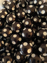 Load image into Gallery viewer, 10qty 20mm Polka Dot - Acrylic Solid Beads - Bubblegum Beads - Chunky Beads