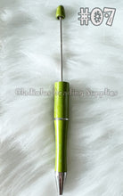 Load image into Gallery viewer, Set of 10 Beadable Plastic Pen - Blank Plastic Pen (On Sale)