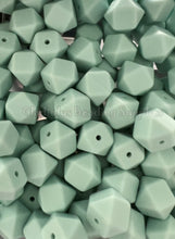 Load image into Gallery viewer, 10 Qty 14mm Hexagon Silicone Bead, Teething Beads, BPA Free, Loose Beads.