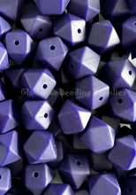 Load image into Gallery viewer, 10 Qty 14mm Hexagon Silicone Bead, Teething Beads, BPA Free, Loose Beads.