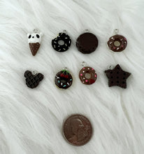 Load image into Gallery viewer, 8 Pcs Chocolate Candy Charm In Resin Material - Chocolate Candy Design For Crafting Supplies *Flat Back* CR007