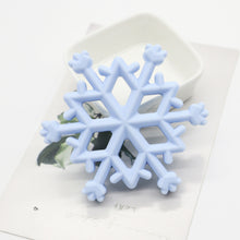 Load image into Gallery viewer, 1 Pc Snowflake Christmas - Silicone Pendant - Food Grade - Sensory Pendant