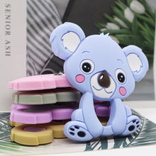Load image into Gallery viewer, Koala Teether, Silicone Teether BPA free , Food Grade Teether, Sensory Pendant Teether