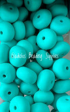 Load image into Gallery viewer, 14mm Abacus Solid Color Beads, Silicone Bead, Teething Beads, BPA Free, Loose Beads