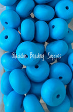 Load image into Gallery viewer, 14mm Abacus Solid Color Beads, Silicone Bead, Teething Beads, BPA Free, Loose Beads