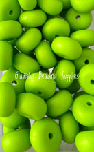 Load image into Gallery viewer, 14mm Abacus Solid Color Beads, Silicone Bead, Teething Beads, BPA Free, Loose Beads