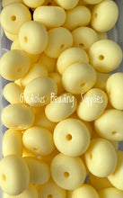 Load image into Gallery viewer, 14mm Abacus Solid Color Beads, Silicone Bead, Teething Beads, BPA Free, Loose Beads