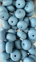 Load image into Gallery viewer, 14mm Abacus Solid Color Beads, Silicone Bead, Teething Beads, BPA Free, Loose Beads