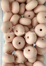 Load image into Gallery viewer, 14mm Abacus Solid Color Beads, Silicone Bead, Teething Beads, BPA Free, Loose Beads