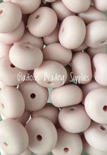 Load image into Gallery viewer, 14mm Abacus Solid Color Beads, Silicone Bead, Teething Beads, BPA Free, Loose Beads