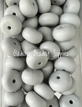 Load image into Gallery viewer, 14mm Abacus Solid Color Beads, Silicone Bead, Teething Beads, BPA Free, Loose Beads