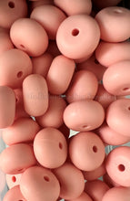 Load image into Gallery viewer, 14mm Abacus Solid Color Beads, Silicone Bead, Teething Beads, BPA Free, Loose Beads