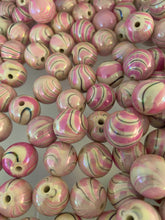 Load image into Gallery viewer, 20mm Marble Acrylic Beads - Acrylic Beads - Bubblegum Beads - Chunky Beads