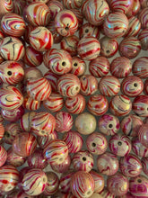 Load image into Gallery viewer, 20mm Marble Acrylic Beads - Acrylic Beads - Bubblegum Beads - Chunky Beads