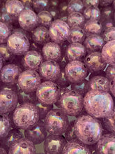 Load image into Gallery viewer, 20mm Cracked Acrylic Beads - Acrylic Beads - Bubblegum Beads - Chunky Beads