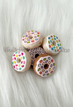Load image into Gallery viewer, 1 Pc 22mm - Donut Focal Beads - Silicone Beads - Focal Beads