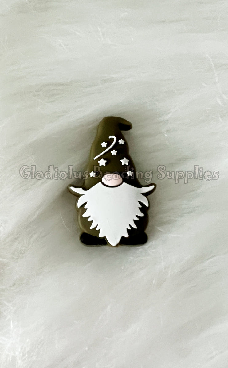 1 Pc 19mm*27mm - Gnome Focal Beads - Silicone Beads - Focal Beads