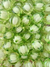 Load image into Gallery viewer, 10qty 20mm Watermelon Transparent - Acrylic Solid Beads - Bubblegum Beads - Chunky Beads