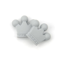 Load image into Gallery viewer, 1 Pc 34*9mm Crown Silicone Beads - Focal Beads - Pacifier Sensory Jewelry