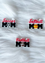 Load image into Gallery viewer, 40*25mm Sport Focal Beads - Mom Beads - Silicone Focal Bead - Focal Beads