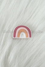 Load image into Gallery viewer, 1 Pc 25mm*18mm - Rainbow Focal Beads - Silicone Beads - Focal Beads