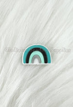 Load image into Gallery viewer, 1 Pc 25mm*18mm - Rainbow Focal Beads - Silicone Beads - Focal Beads