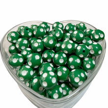 Load image into Gallery viewer, 10qty 20mm Polka Dot - Acrylic Solid Beads - Bubblegum Beads - Chunky Beads